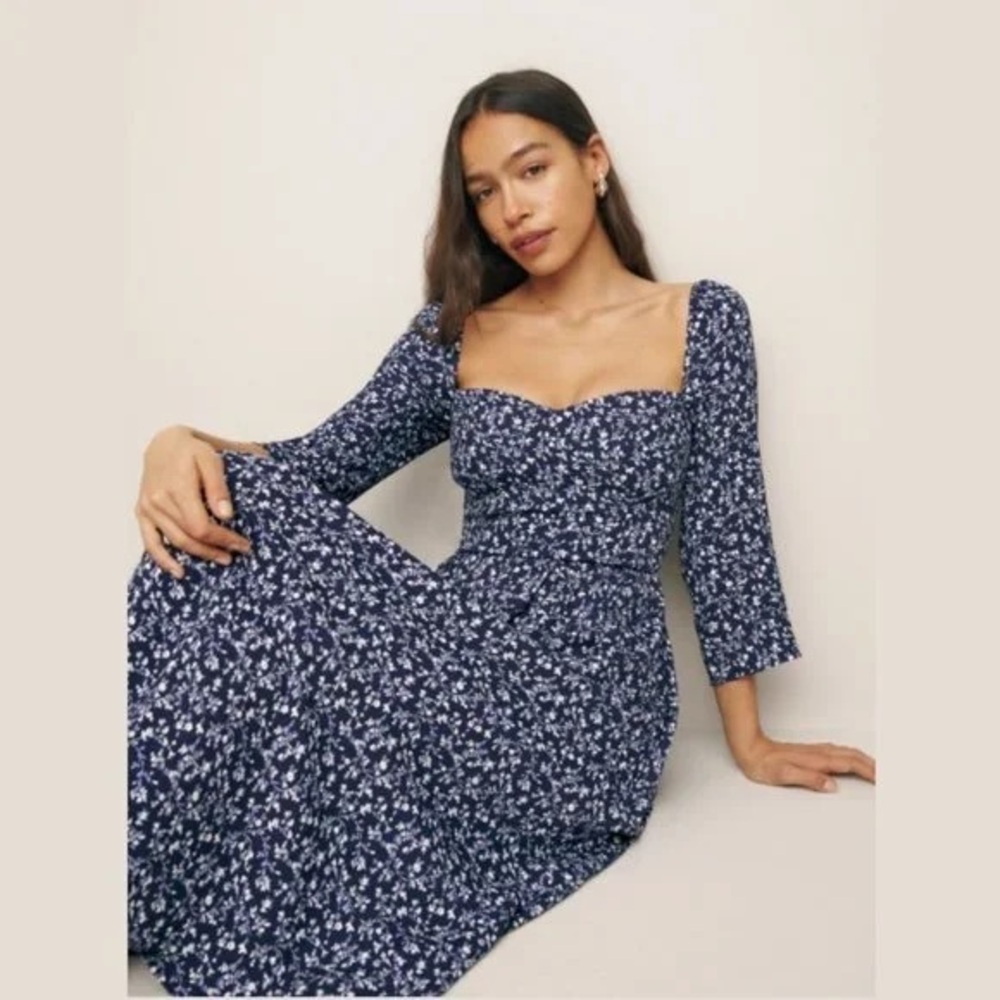 NWT Reformation Inori Dress Twilight size 6